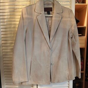 VTG Cream Suede Blazer
